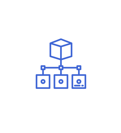 ícone de computação distribuída