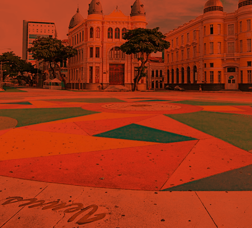 Imagem do bairo Recife Antigo onde está localizada a sede da Pitang