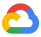 Imagem da logomarca do Google Cloud.